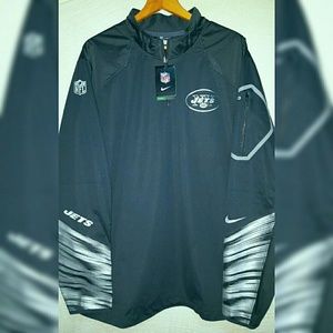 Nike Fly Rush Platinum NFL NY Jets Jacket Men Sizes XL & Small NWT $155
